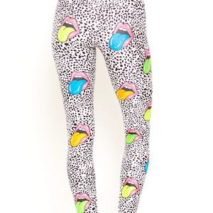 Goldsheep Neon Toungue Leggings